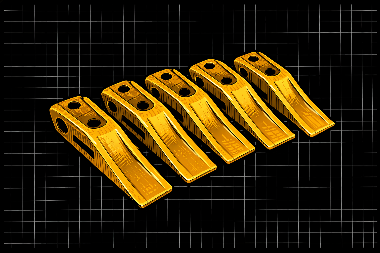 Dente Mini Escavadeira CAT 302,5